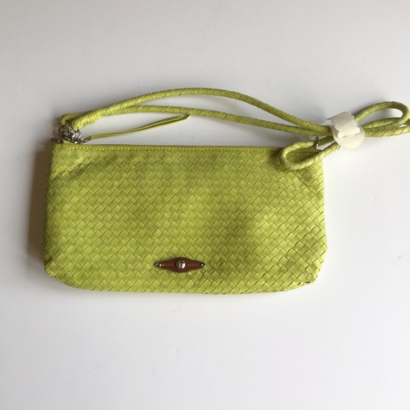 NWOT - Elliot Lucca "3-Way Demi"  Woven Leather Bag - Excellent Condition -New - Picture 3 of 13